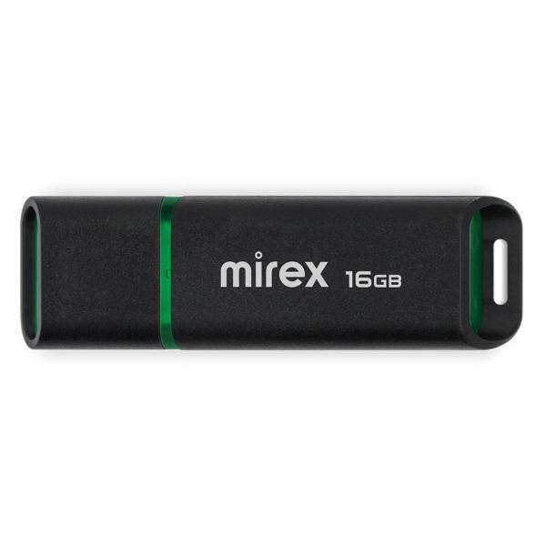 Флэш диск USB Mirex SPACER черный 16GB 13600-FMUSBK16 фото