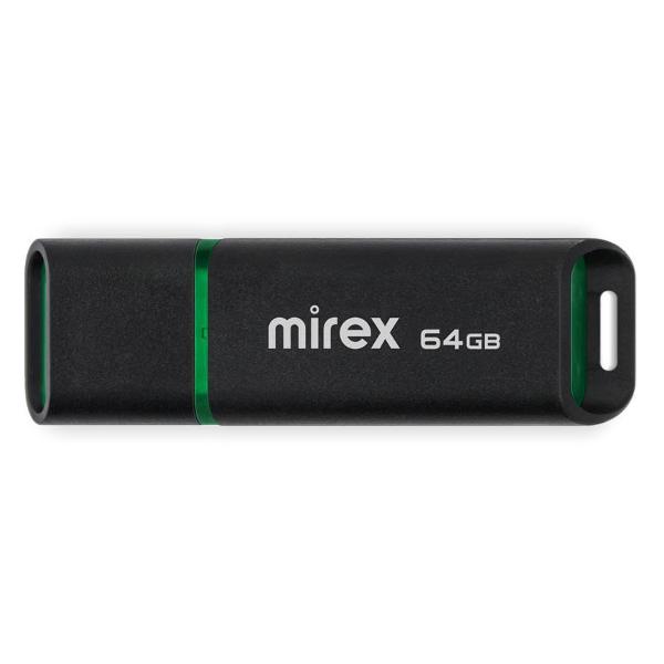 Флэш диск USB Mirex SPACER черный 64GB 13600-FMUSBK64