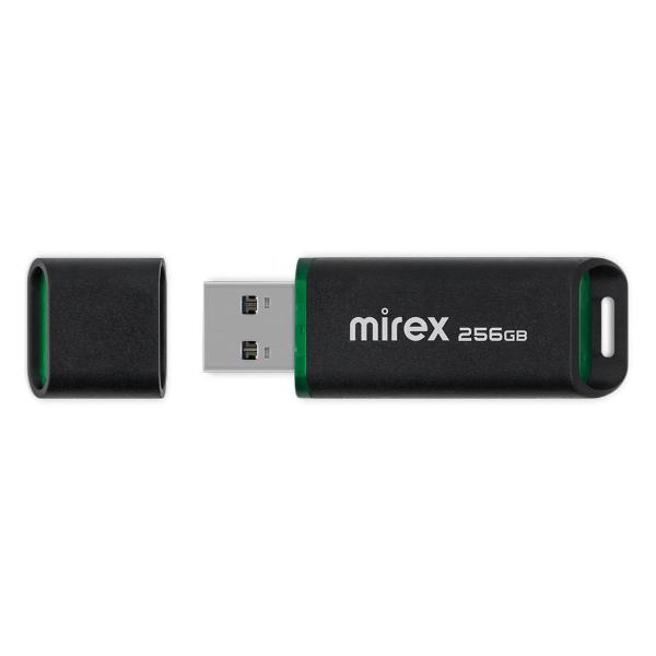 Флэш диск USB Mirex SPACER BLACK 256GB 13600-FMUSP256