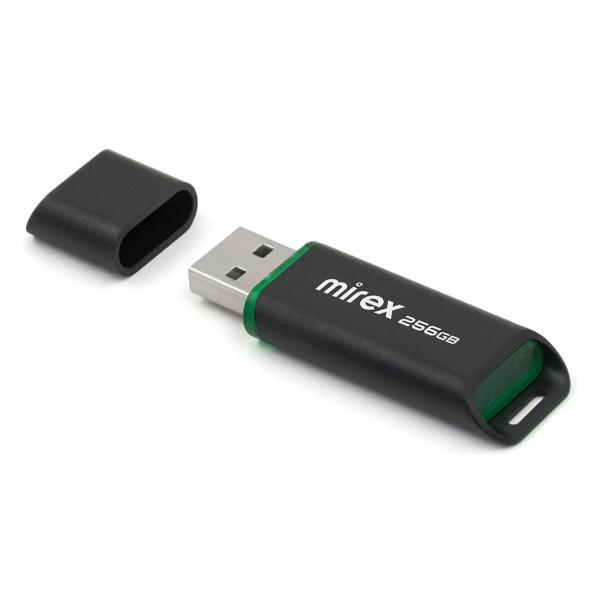 Флэш диск USB Mirex SPACER BLACK 256GB 13600-FMUSP256