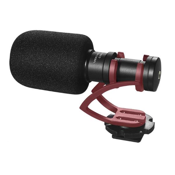 Микрофон для фотокамеры CoMica CVM-VM10II красный