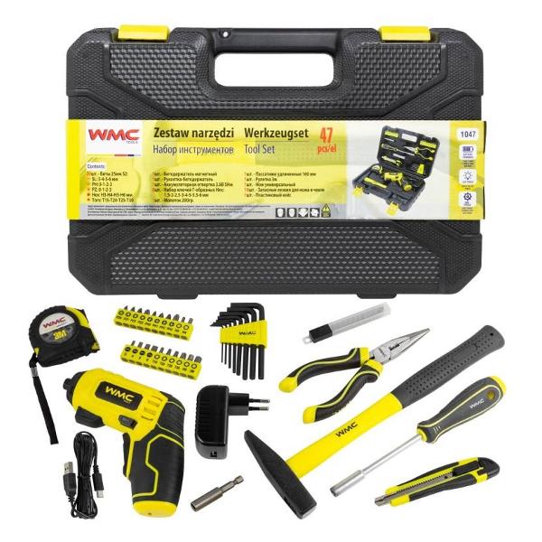 Шуруповерт аккумуляторный WMC Tools 1047
