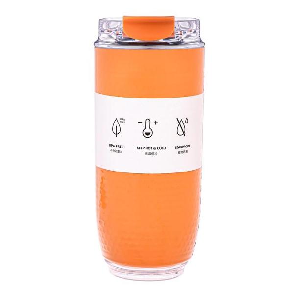 Термокружка СИМАЛЕНД 9931509 оранжевая