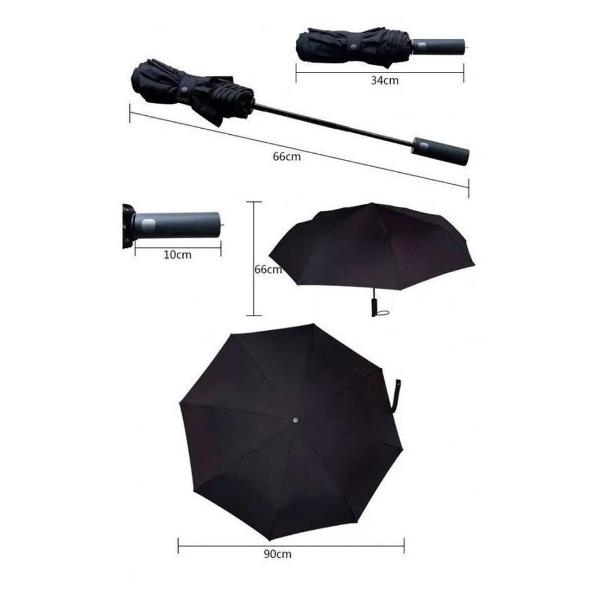 Зонт Ninetygo 90 Fun Oversize Manual Umbrella черный