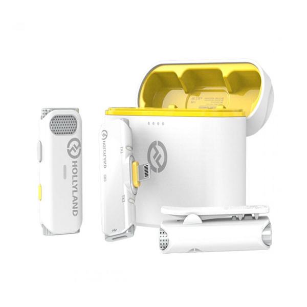 Микрофон петличный Hollyland LARK C1 DUO for iPhone белый