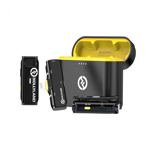 Микрофон петличный Hollyland LARK C1 DUO for iPhone черный