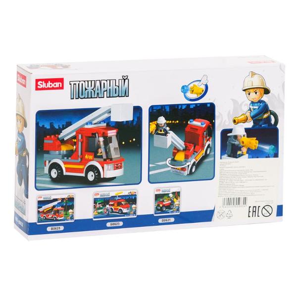 Кондуктор Sluban Пожарная служба 136 деталей