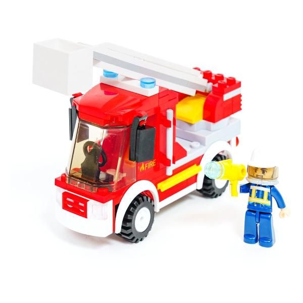 Кондуктор Sluban Пожарная служба 136 деталей