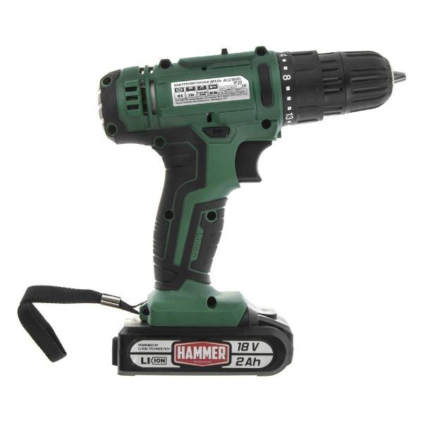 Шуруповерт аккумуляторный Hammer ACD18BS