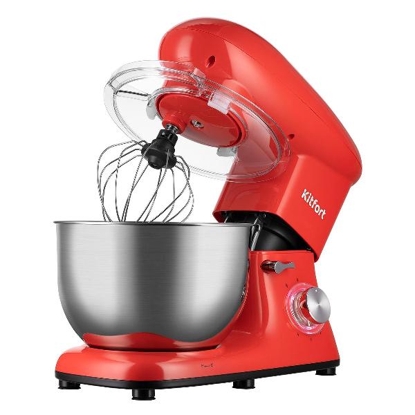 Миксер планетарный Kitfort КТ-3433-1 красный