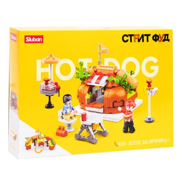 Конструктор Sluban Фаст-Фуд Хот-Дог, 328 деталей