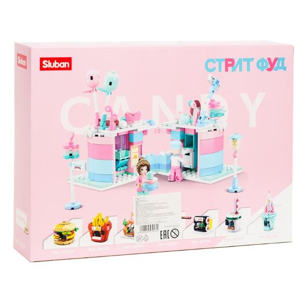 Конструктор Sluban Фаст - Фуд Торт, 328 деталей