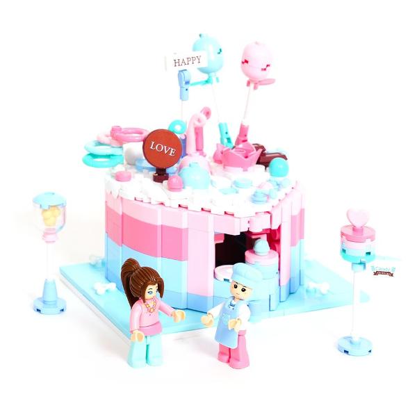 Конструктор Sluban Фаст - Фуд Торт, 328 деталей