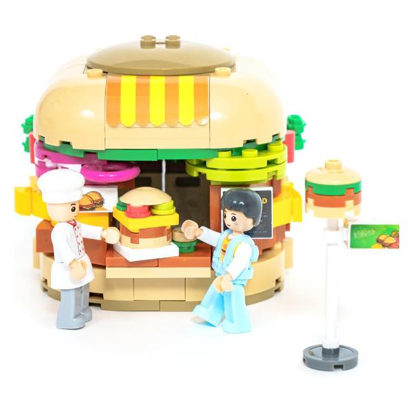 Конструктор Sluban Фаст-Фуд Гамбургер, 328 деталей