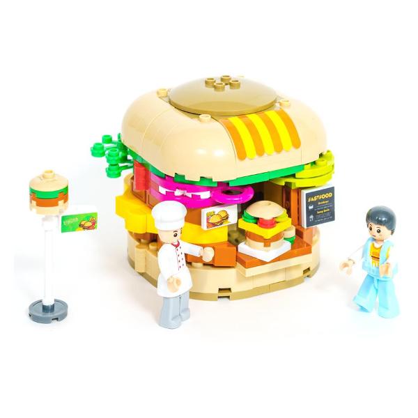 Конструктор Sluban Фаст-Фуд Гамбургер, 328 деталей