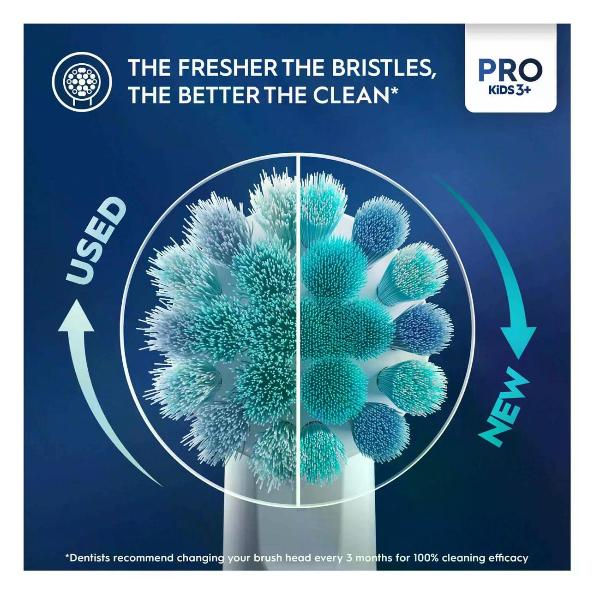 Электрическая зубная щетка Oral-B Vitality Kids Frozen "Храброе сердце" D103.413.2K