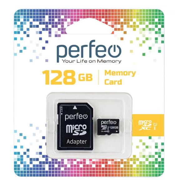 Карта памяти Perfeo PF128GMCSX10U1A фото