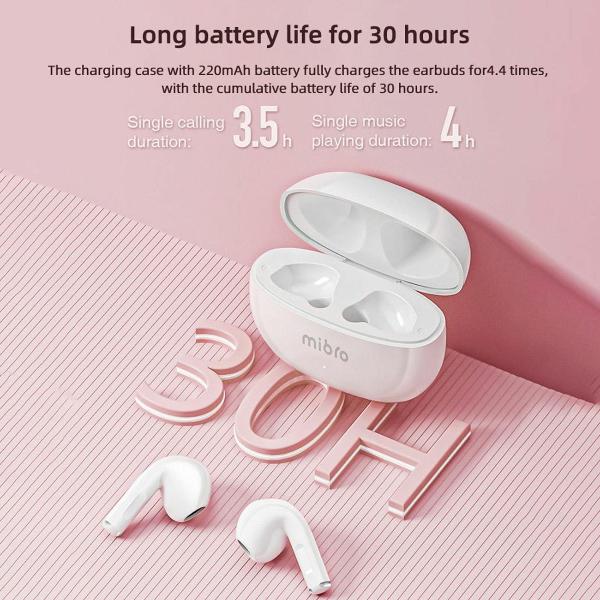 Наушники внутриканальные Bluetooth Mibro Earbuds 4 белый