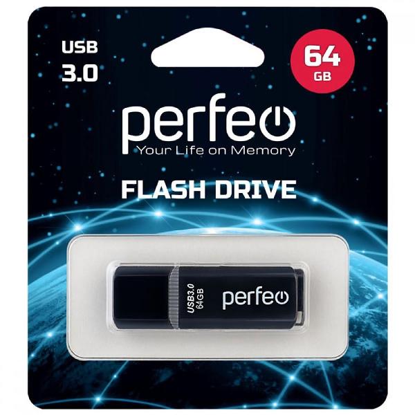 Флэш диск USB Perfeo C12 64Gb USB3.0 PF-C12B064