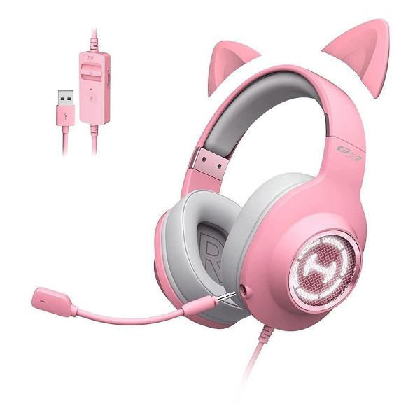 Наушники игровые Edifier G2 II Pink