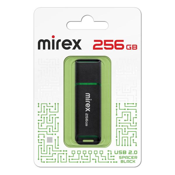 Флеш-диск Mirex SPACER BLACK 256GB 13600-FMUSP256