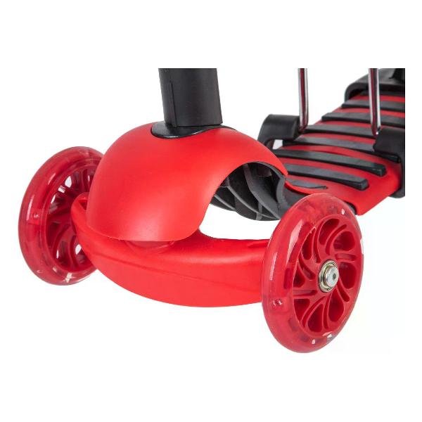 Самокат Novatrack Disco-kids Saddle PRO красный