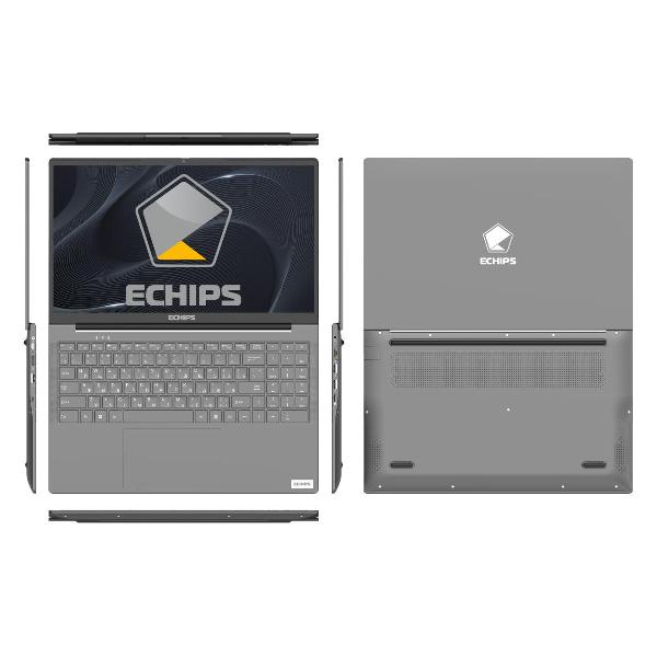 Ноутбук Echips Famous NB15A-H/15.6"/Celeron J4125/8/256/Win/серый