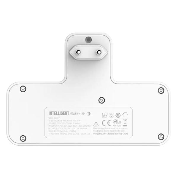 Удлинитель LDNIO 2 розетки 2500W SC2311