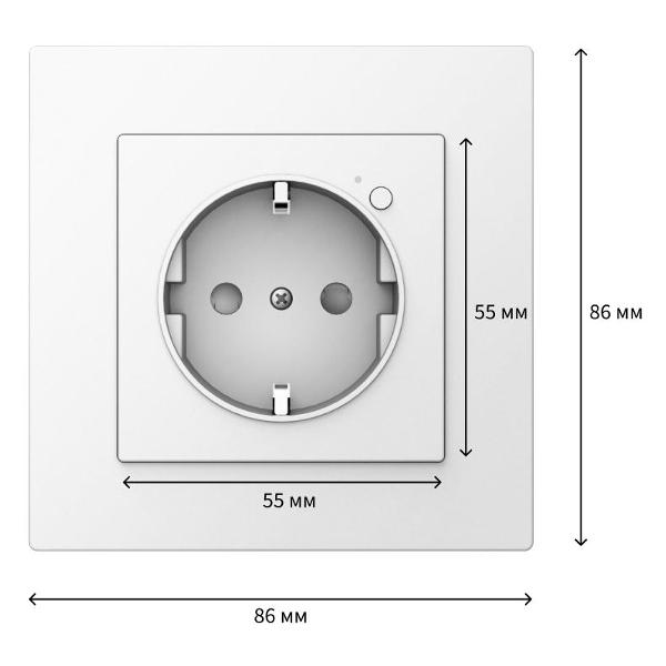 Розетка Aqara WP-P01D