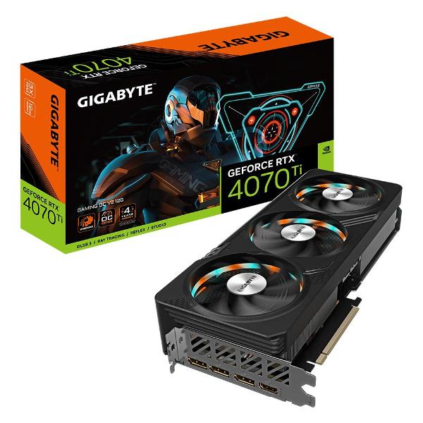 Видеокарта GIGABYTE NVIDIA GeForce RTX 4070 Ti GAMING OC V2 12G
