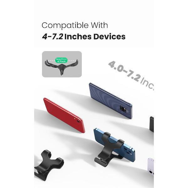 Держатель универсальный для смартфона uGreen LP113 Multifunction Phone Clip Stand черный