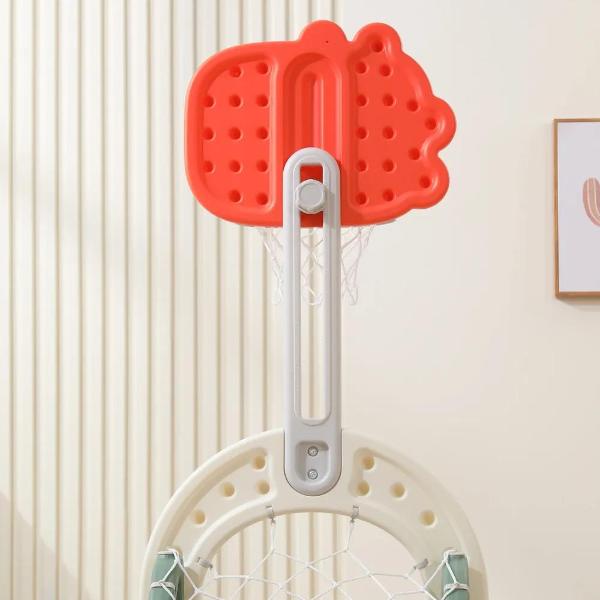 Стойка баскетбольная UNIX Kids и хоккейные ворота 2 в 1 Star PPBSDINO