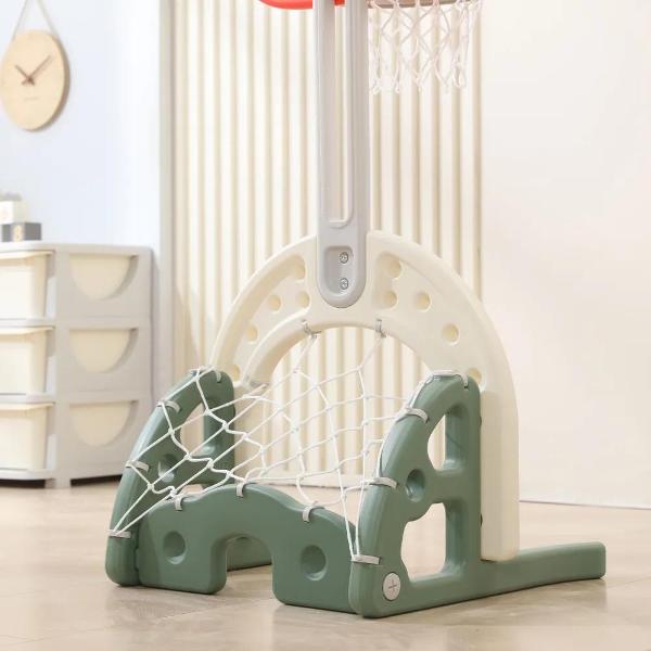 Стойка баскетбольная UNIX Kids и хоккейные ворота 2 в 1 Star PPBSDINO