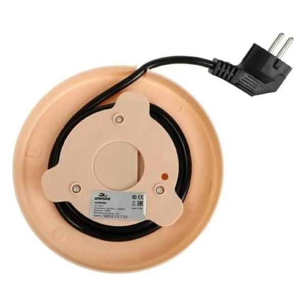 Электрочайник Добрыня DO-1252С бежевый