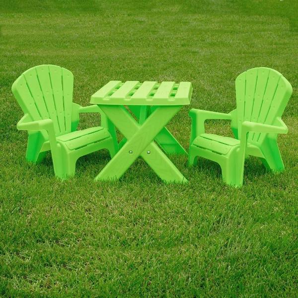 Набор садовой мебели UNIX Kids Garden зеленый