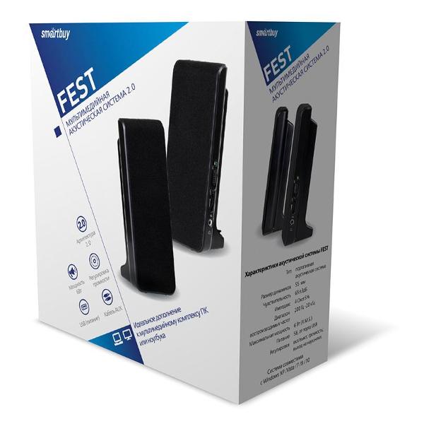 Колонки компьютерные 2.0 Smartbuy FEST SBA-2500