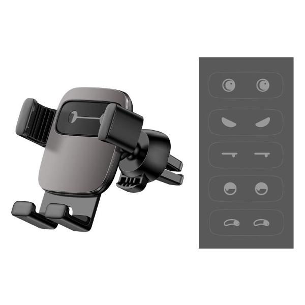 Держатель автомобильный для смартфонов Baseus Cube Gravity черный