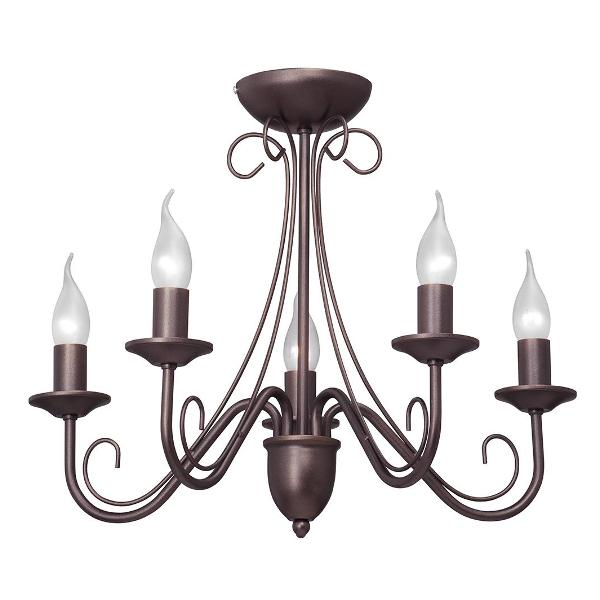 Люстра Vitaluce 5 ламп 15м2 Е14 40Вт (V1659/5PL)