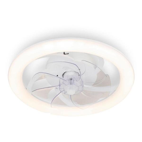 Люстра Estares FAN SIMPLE 65W+18W-APP белый