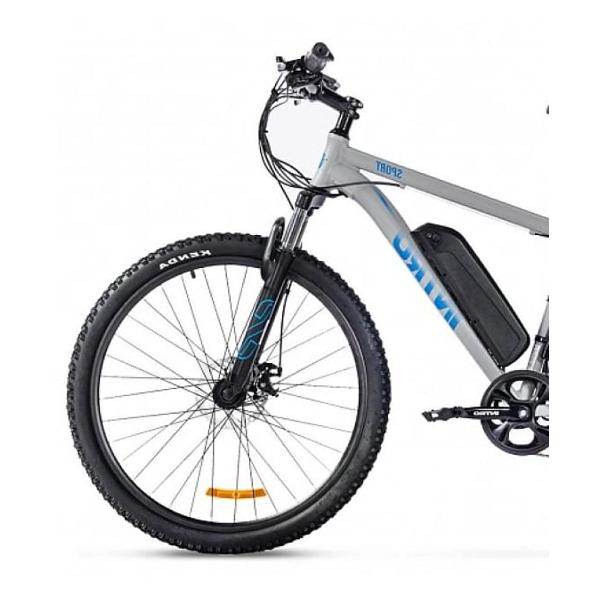 Электрический велосипед Intro Sport Gray/ синий