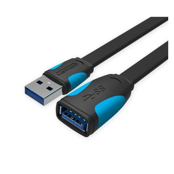 Кабель для компьютера Vention USB 3.0 AM/AF - 1м плоский VAS-A13-B100 фото