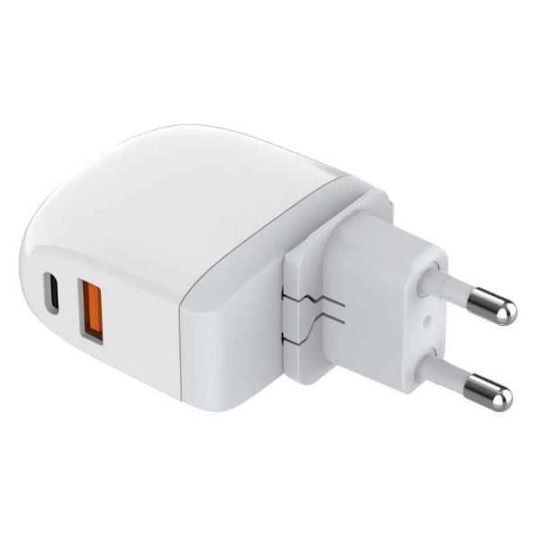 Сетевое зарядное устройство LDNIO A2522C + Кабель Lightning -Type-C