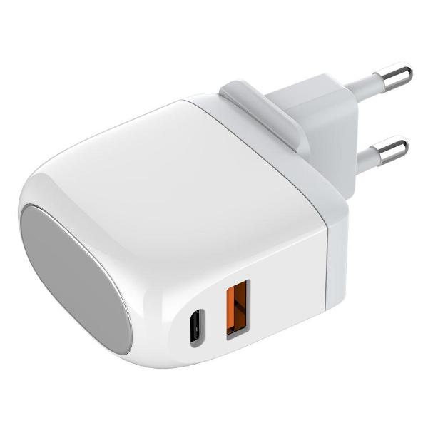 Сетевое зарядное устройство LDNIO A2522C + Кабель Lightning -Type-C