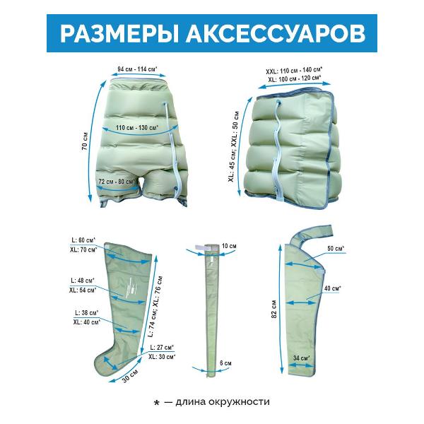 Аппарат прессотерапии LymphaNorm CONTROL L + пояс + рука
