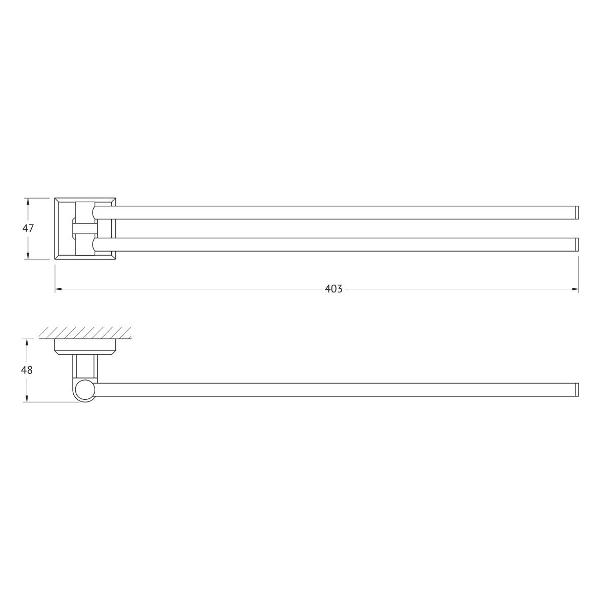 Полотенцедержатель Artwelle 9931