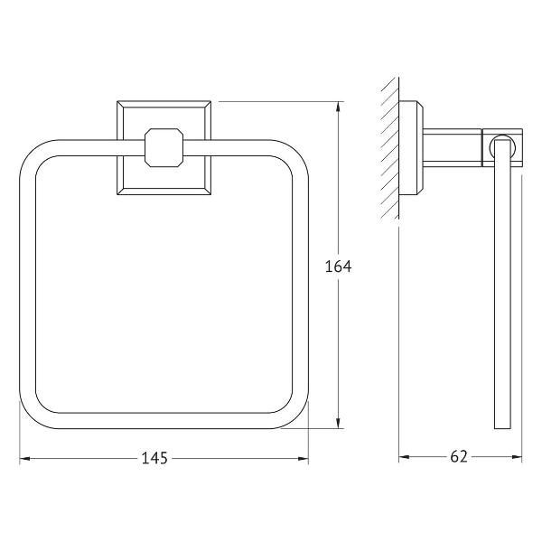 Полотенцедержатель Artwelle 9913