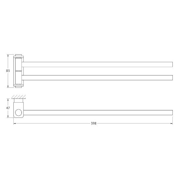 Полотенцедержатель Artwelle 8331