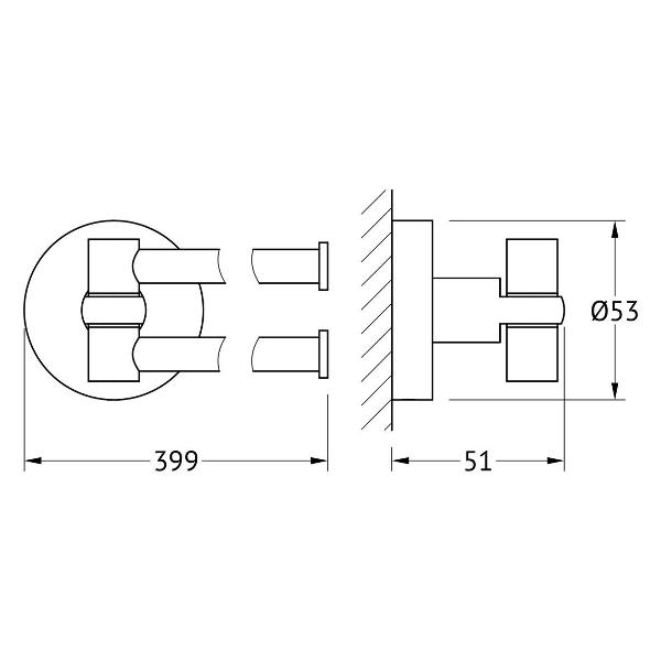 Полотенцедержатель Artwelle HAR 023