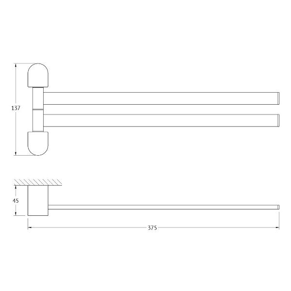 Полотенцедержатель Artwelle 7731
