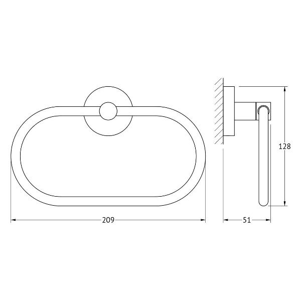 Полотенцедержатель Artwelle HAR 022